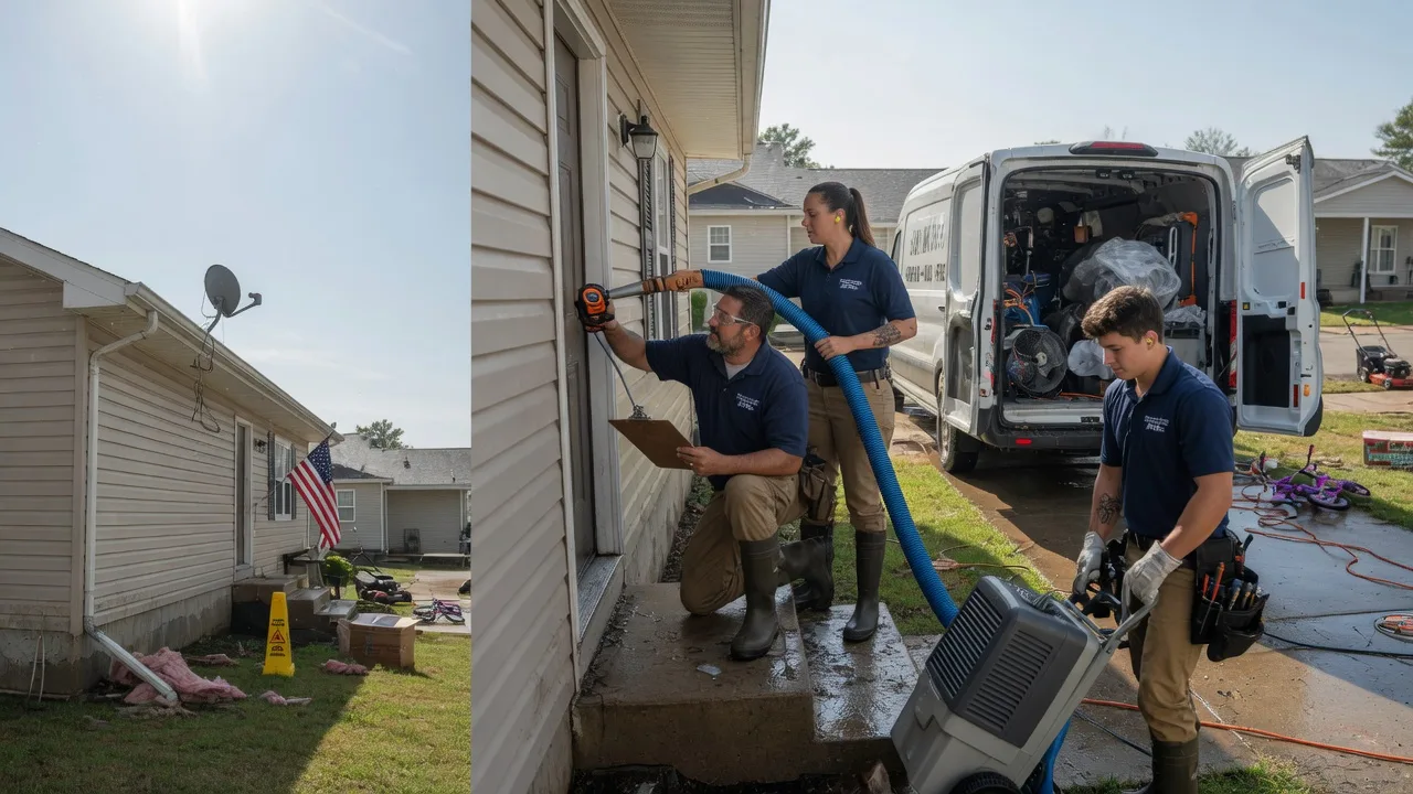 Ceiling Water Damage Restoration in Gibbs, MO near me